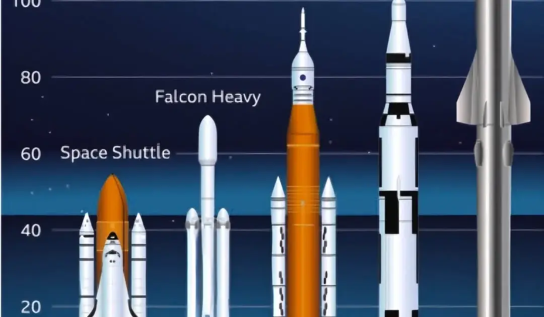 Σύγκριση SLS vs Saturn V δίπλα δίπλα, οι δύο πύραυλοι των προγραμμάτων Artemis και Apollo σε κλίμακα